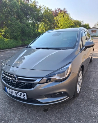 Opel Astra cena 65900 przebieg: 225000, rok produkcji 2017 z Gryfino małe 121